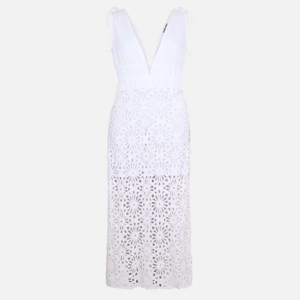Amylynn Crcht Mx Drs in White