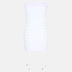 Amylynn Lace Bdy Drs in White
