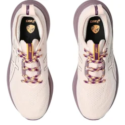 Asics Womens Gel Nimbus 26 Running Shoe in Beige