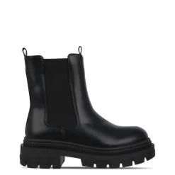 Be You Chunky Block Heel Chelsea Boots in Black