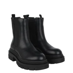 Be You Chunky Block Heel Chelsea Boots in Black