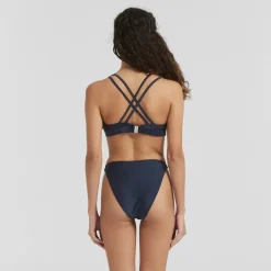 Be You Embellished Strap Bikini Bottom in Blue
