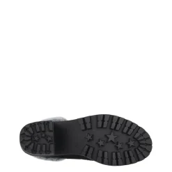 Be You Faux Fur Collar Boot in Black