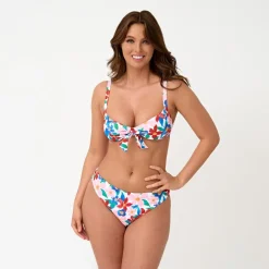 Be You Floral Pattern Bikini in White