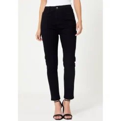 Be You Hallie High Waist Jean in Black