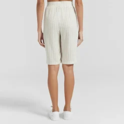Be You Linen Chino Shorts in Beige
