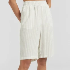 Be You Linen Chino Shorts in Beige