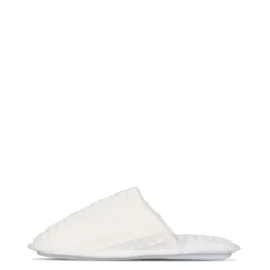 Be You Memory Foam Waffle Slippers in White