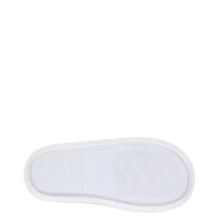 Be You Memory Foam Waffle Slippers in White