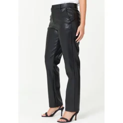 Be You Pu Trousers in Black