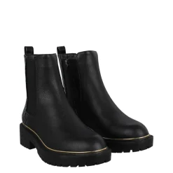 Be You Quilted Ankle Chelsea Boots in Black