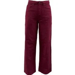 Be You Red Wide Leg Trousers in Red
