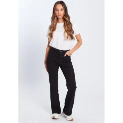 Be You Regular Fit Bootcut Jeans in Black