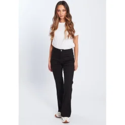 Be You Regular Fit Bootcut Jeans in Black