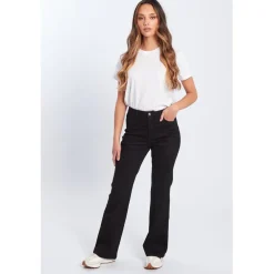 Be You Regular Fit Bootcut Jeans in Black