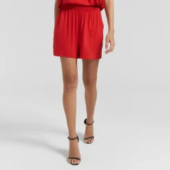 Be You Relaxed Fit Jersey Shorts in Red