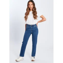 Be You Relaxed Fit Mom Jeans in Blue