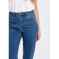 Be You Relaxed Fit Mom Jeans in Blue