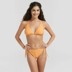 Be You Tie Side Bikini Bottom in Orange