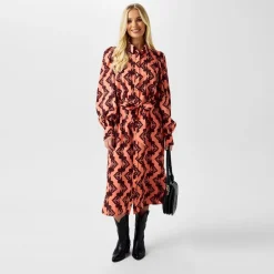 Biba Archive Shirt Dress in Red