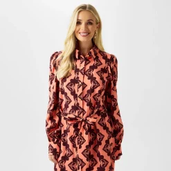 Biba Archive Shirt Dress in Red