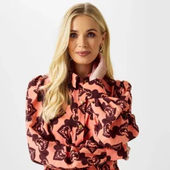 Biba Archive Shirt Dress in Red