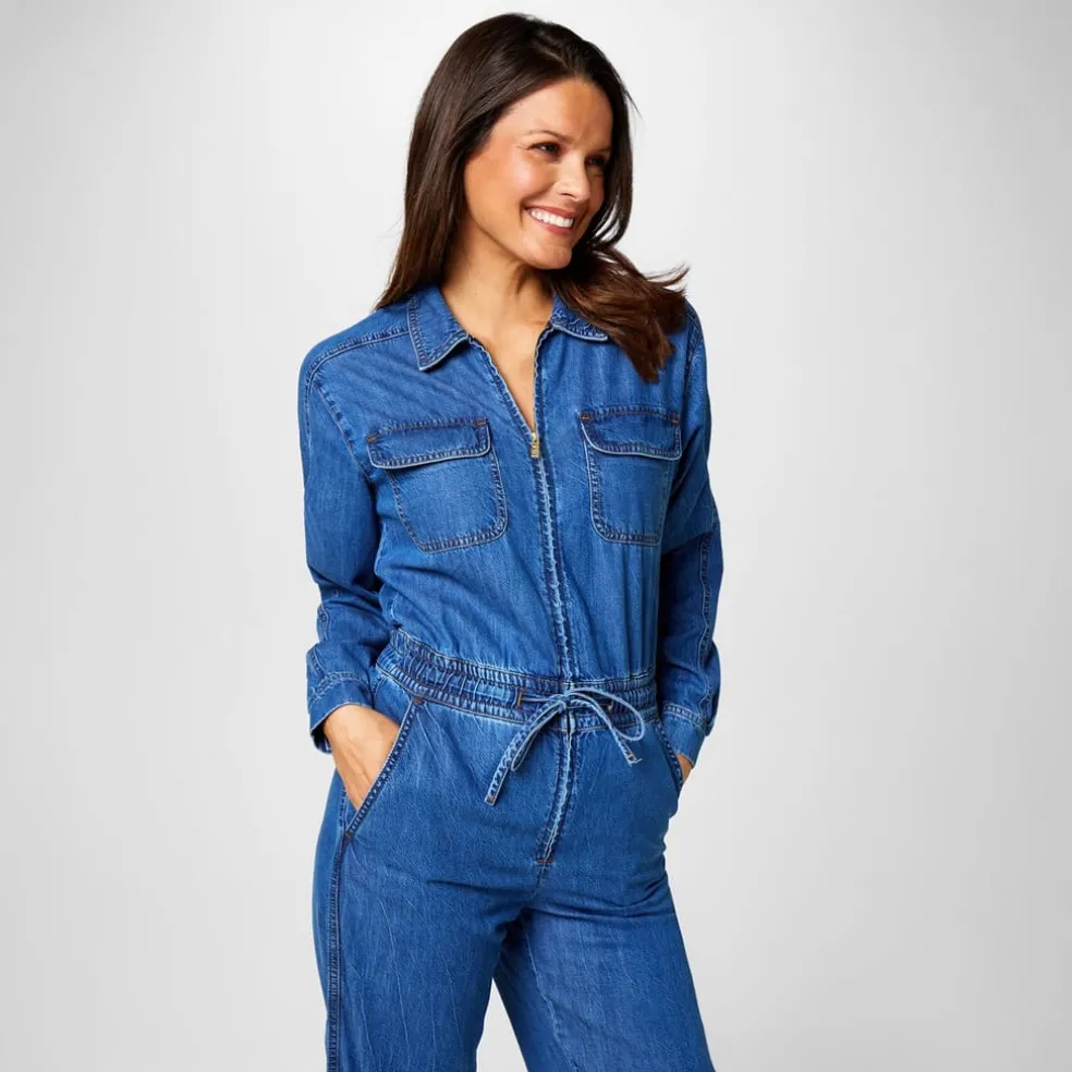 Biba Denim Jumpsuit in Blue