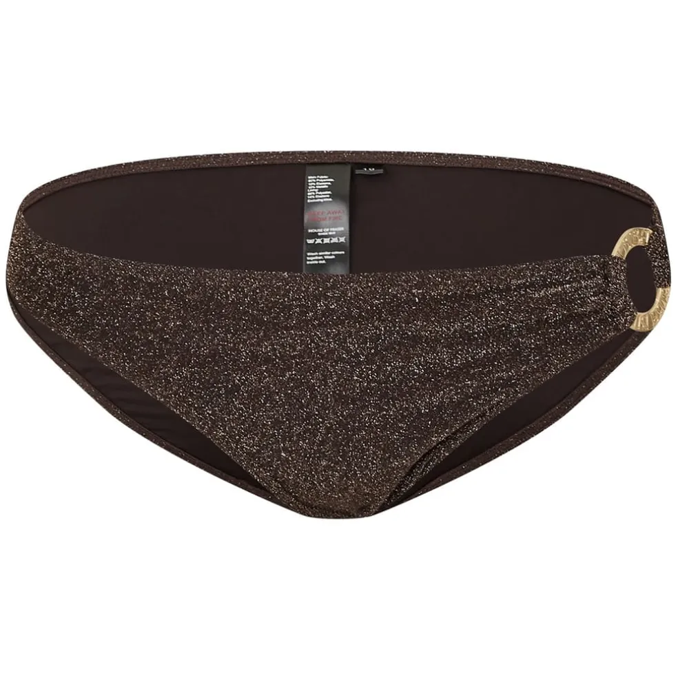 Biba Glitter Brief in Brown