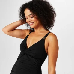 Biba Icon Swimsuit With Tummy Control in Black