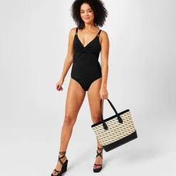Biba Icon Swimsuit With Tummy Control in Black