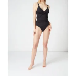 Biba Icon Swimsuit With Tummy Control in Black