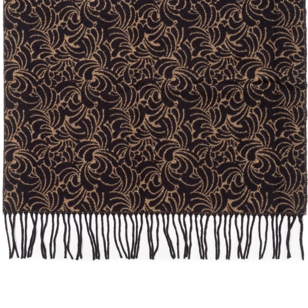 Biba Jacquard Scarf in Black