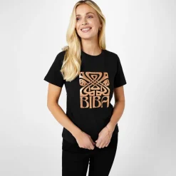 Biba Logo T-Shirt in Black