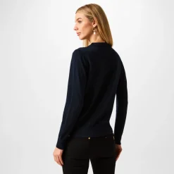 Biba Merino Logo Jumper in Blue
