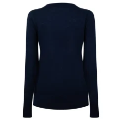 Biba Merino Logo Jumper in Blue