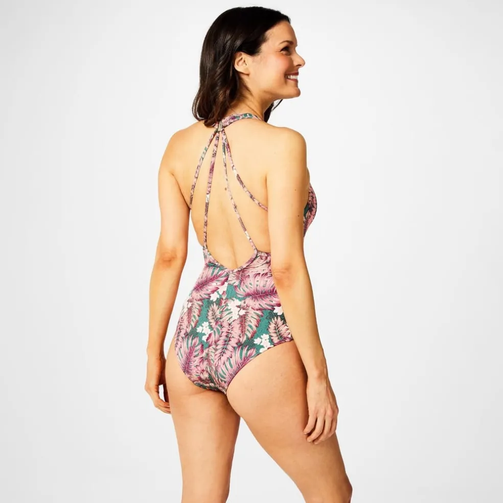 Biba Plunge Swimsuit in Multi