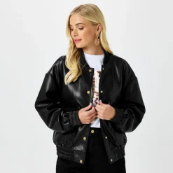 Biba Pu Bomber in Black