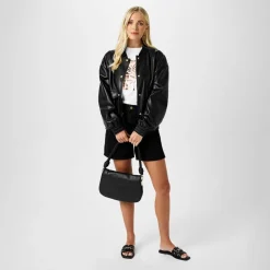 Biba Pu Bomber in Black