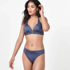 Biba Sophisticated Bikini Top in Grey