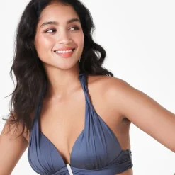 Biba Sophisticated Bikini Top in Grey
