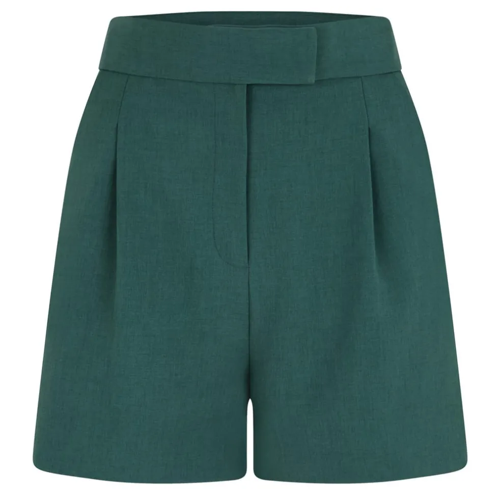 Biba Tailored Shorts in Green