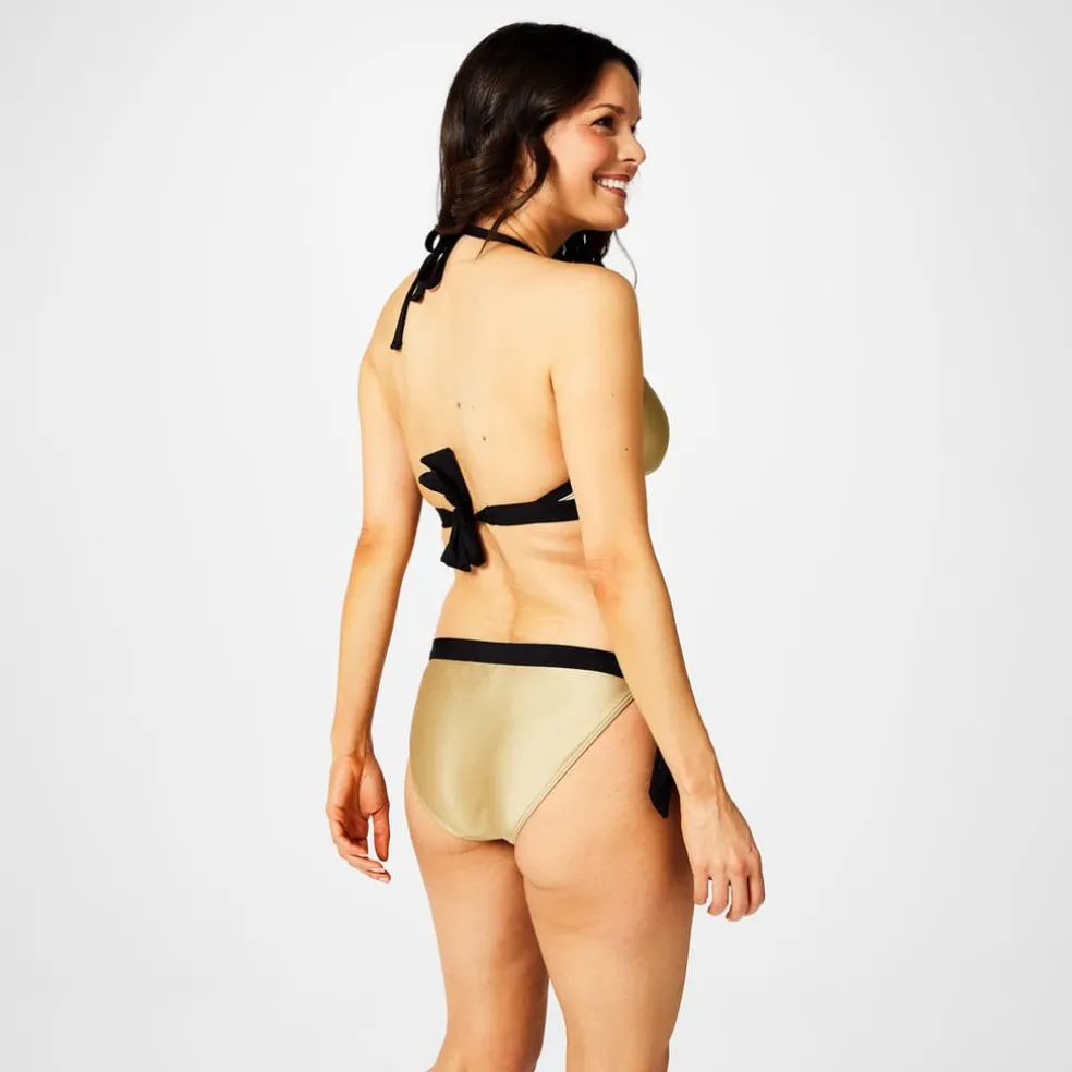 Biba Tie Side Bikini Brief in Gold