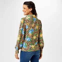 Biba Wrap FronT-Shirt in Multi