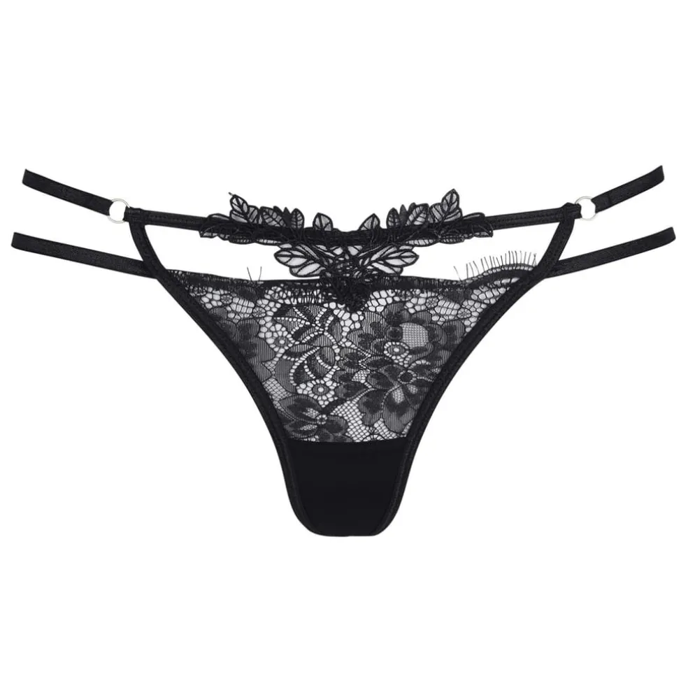 Bluebella Thong in Black