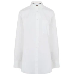 Boss Button Down Blouse in White