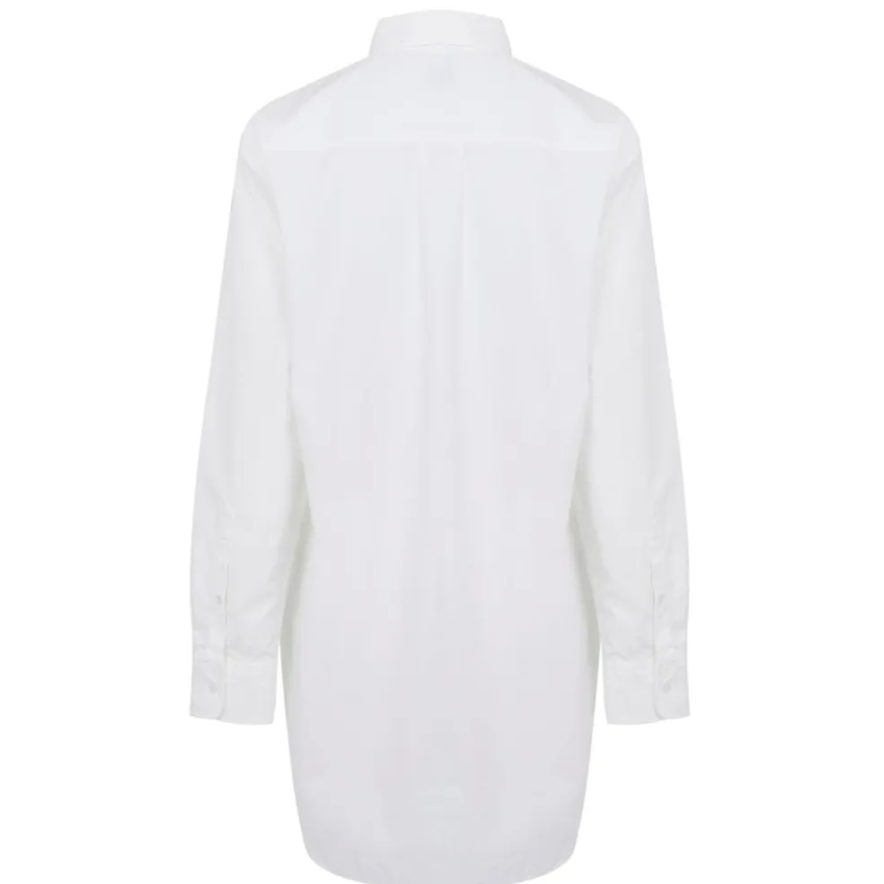 Boss Button Down Blouse in White