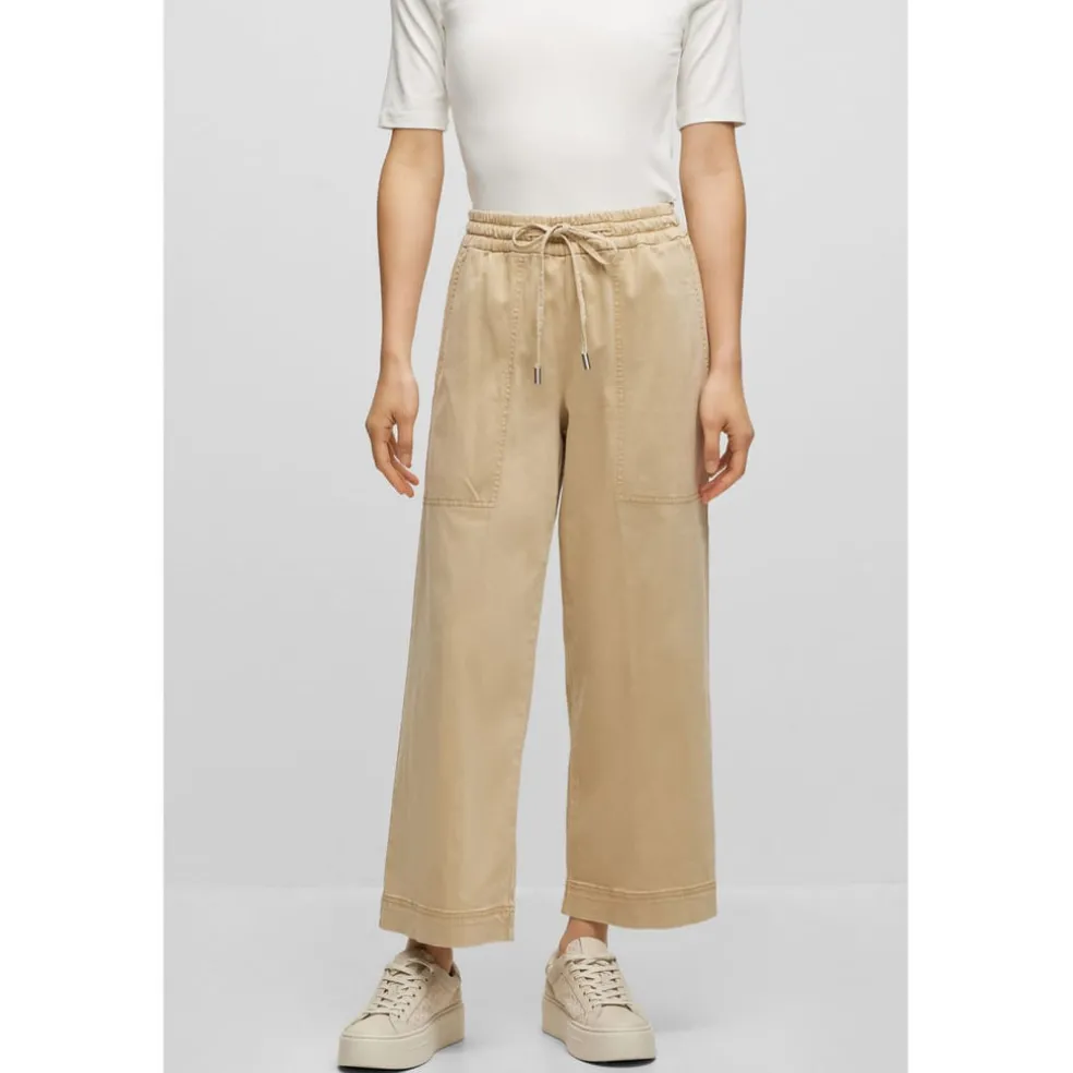 Boss C Tika-D Trousers in Beige