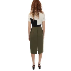 Boss Dezona1 Dress in Green