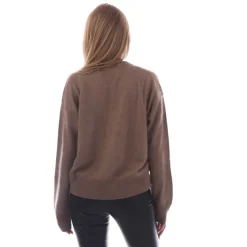 Boss Flemire V-Neck Sweater in Beige