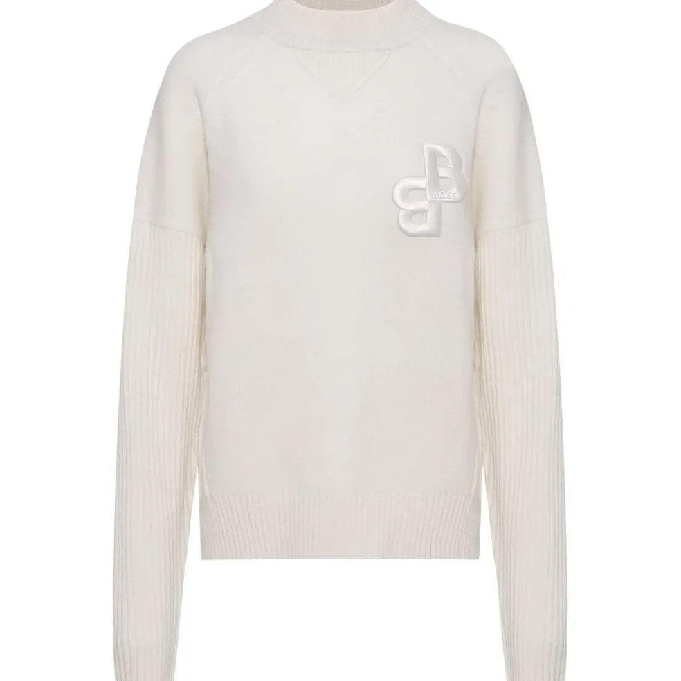 Boss Foltin Jumper in White